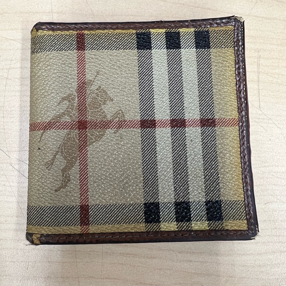 Burberry bi-fold wallet.
